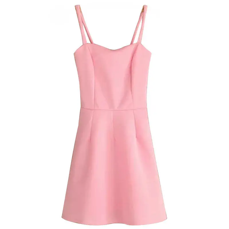 Black Slimming Inner Strap Dress for Women - Image 17
