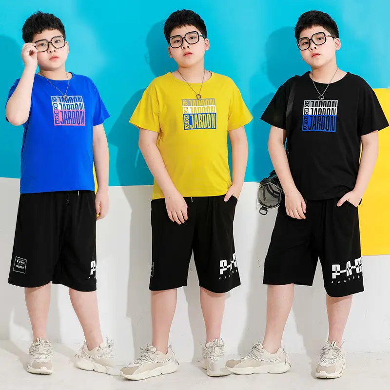 Fat Kids Shorts T-Shirt Set Medium Large Cotton Casual - Image 6