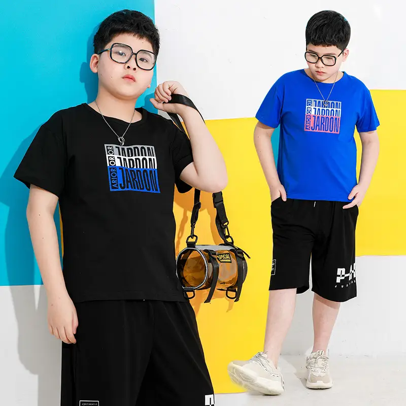 Fat Kids Shorts T-Shirt Set Medium Large Cotton Casual - Image 7
