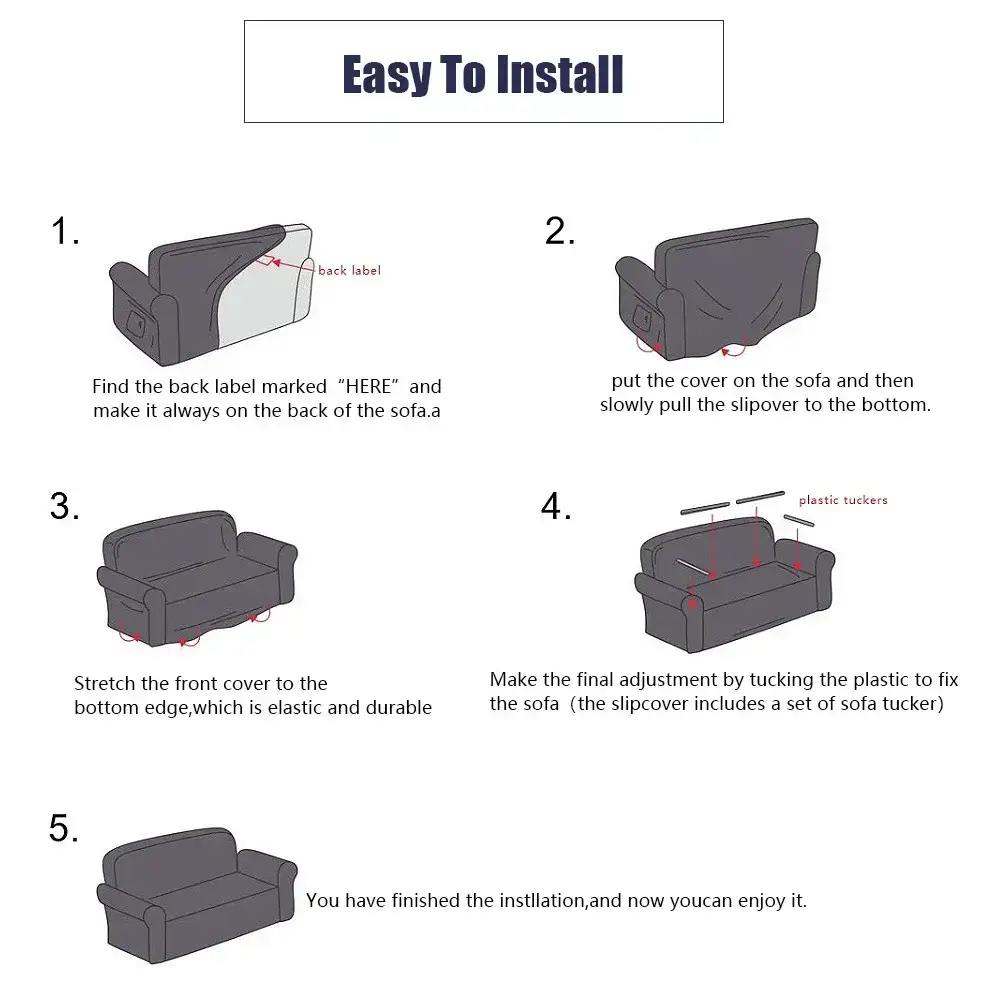 Waterproof Sofa Cover with Elastic Full Cover — feature 25