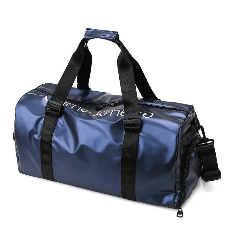 Maroon Portable Travel Bag Large Capacity Sports Yoga Fitness Bag - Image 3
