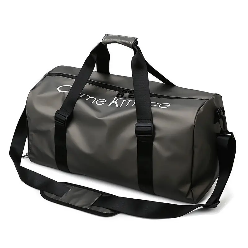 Maroon Portable Travel Bag Large Capacity Sports Yoga Fitness Bag - Image 7