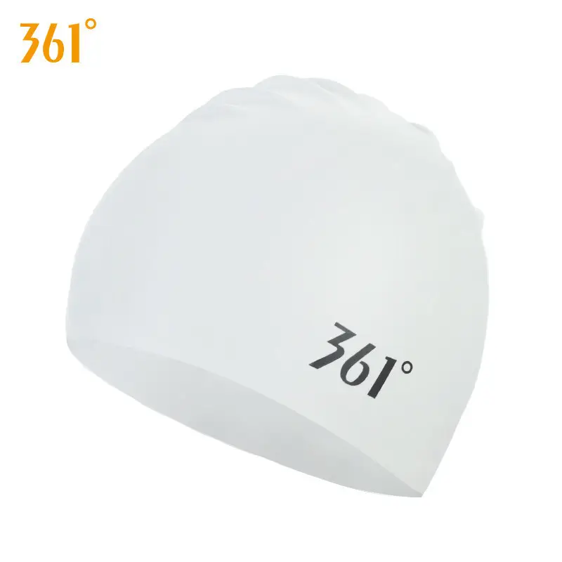 361 Swimming Cap Adult Unisex Professional Waterproof Comfortable Silicone Cap Fashion Large Size Training Swimming Cap