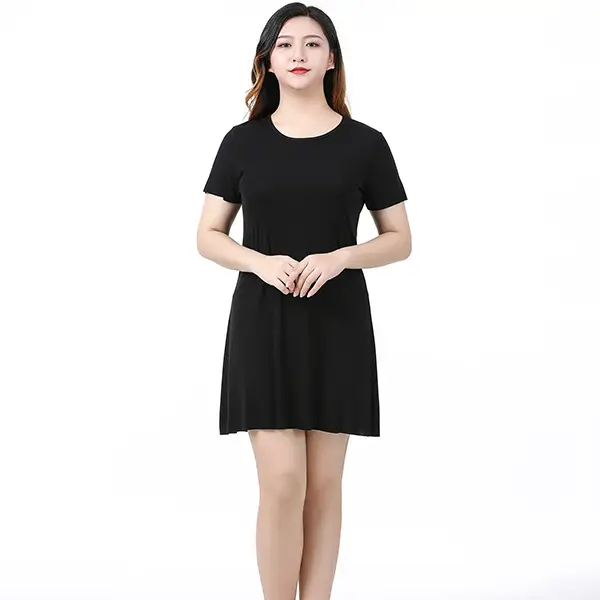 Women's Pink Plus Size A-Line Dress - Image 4