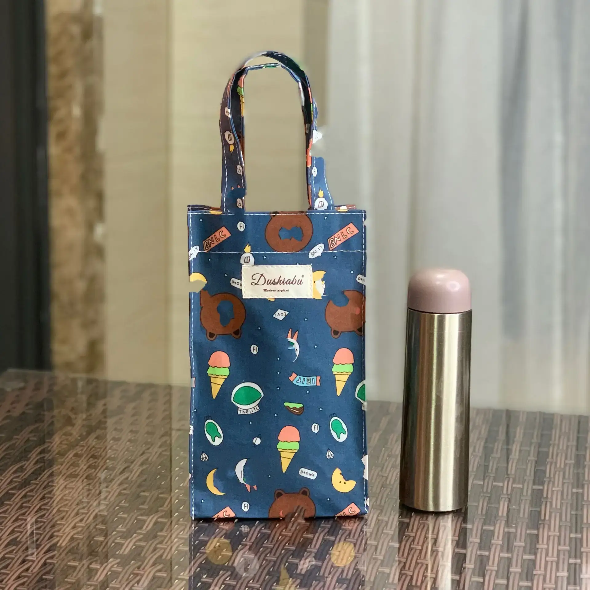 Waterproof Korean Style Portable Bag for Stew Beaker & Coin Key