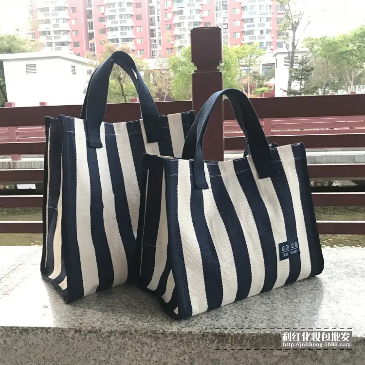 Waterproof Striped Large Bag for Women - Image 11