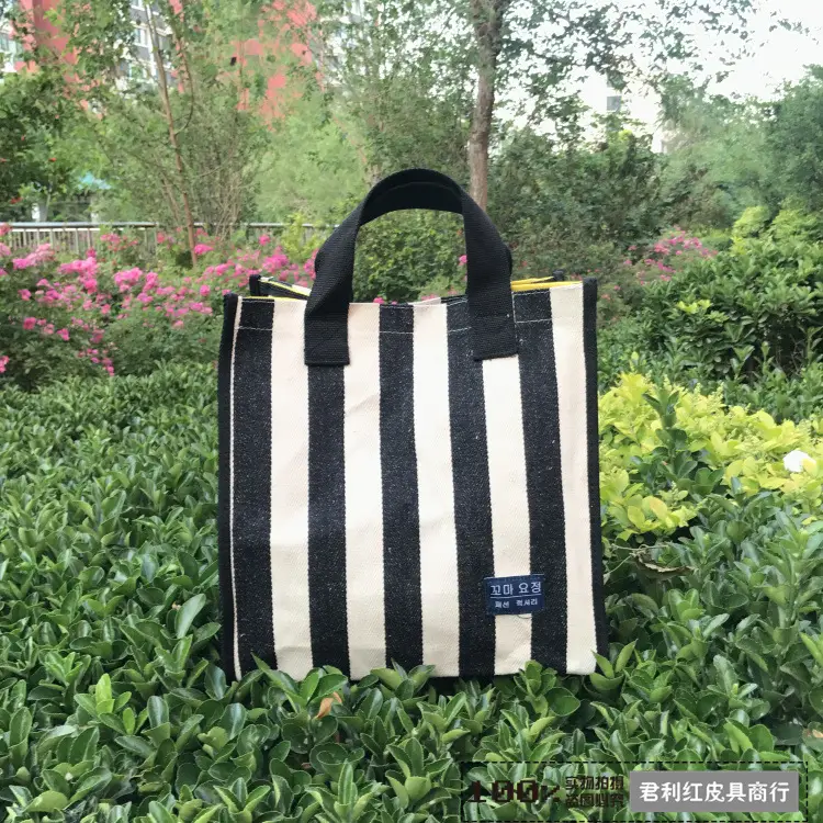 Waterproof Striped Large Bag for Women - Image 2