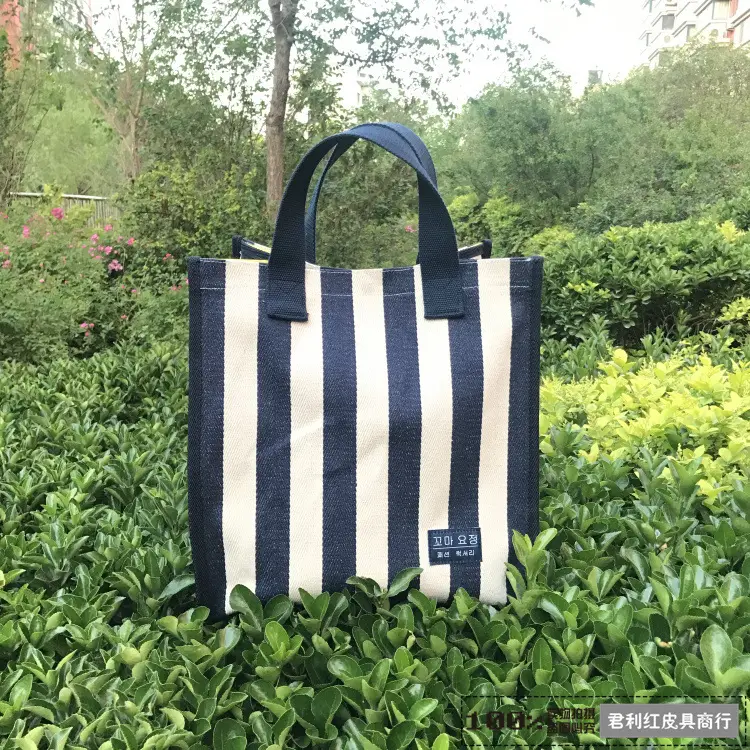 Waterproof Striped Large Bag for Women - Image 4