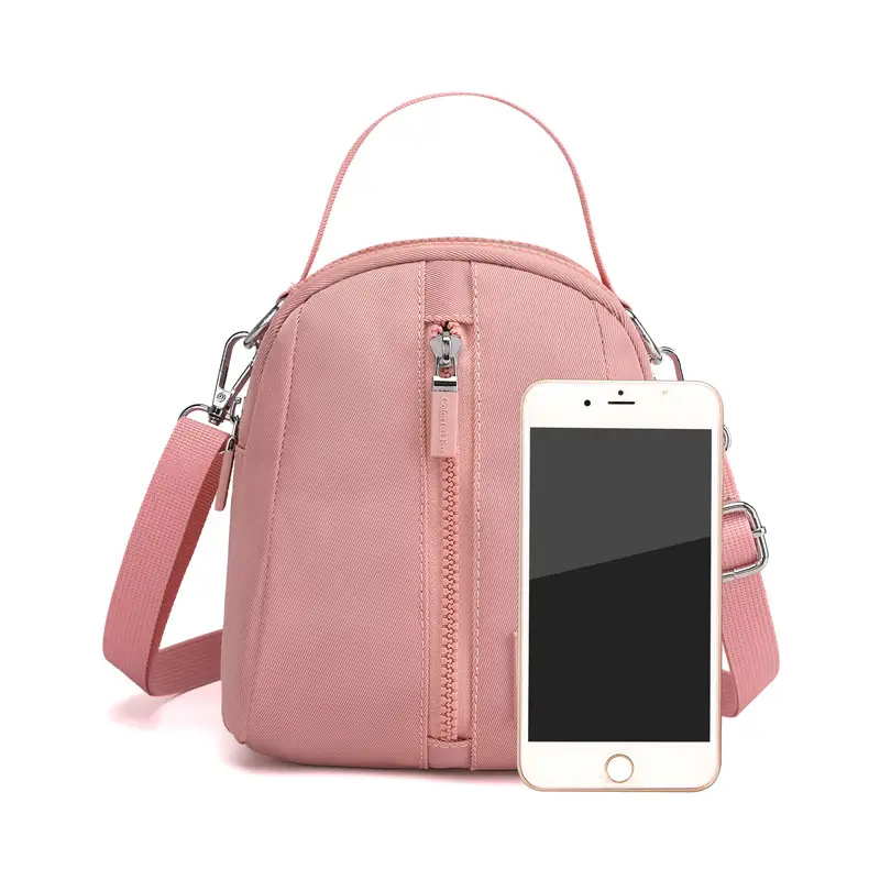 2025 New Fashion Korean Style Shoulder Bag Women's Easiest for Match Crossbody Mobile Phone Bag Nylon Waterproof Women's Crossbody Bag