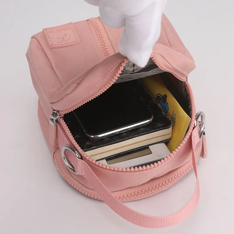 2025 New Fashion Korean Style Shoulder Bag Women's Easiest for Match Crossbody Mobile Phone Bag Nylon Waterproof Women's Crossbody Bag