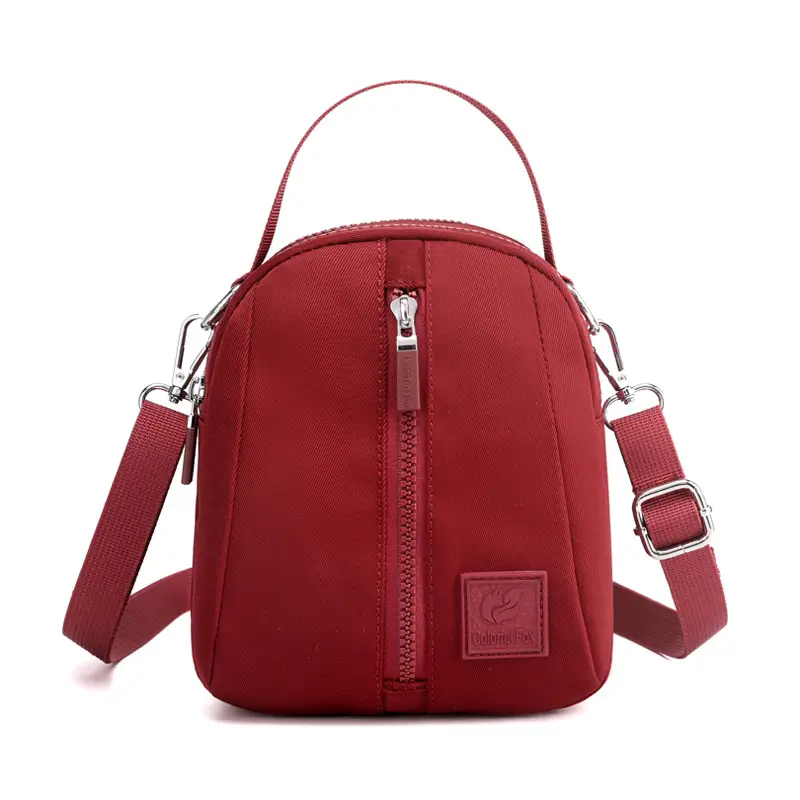 2025 New Fashion Korean Style Shoulder Bag Women's Easiest for Match Crossbody Mobile Phone Bag Nylon Waterproof Women's Crossbody Bag
