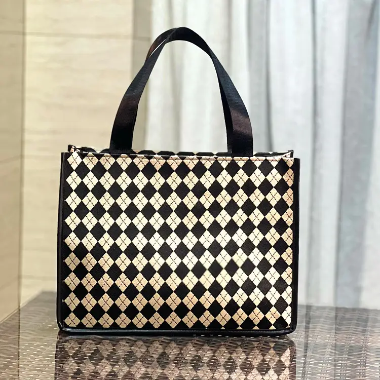 Christian Jordan Letter Print Shoulder Bag Large Capacity Women - Image 9