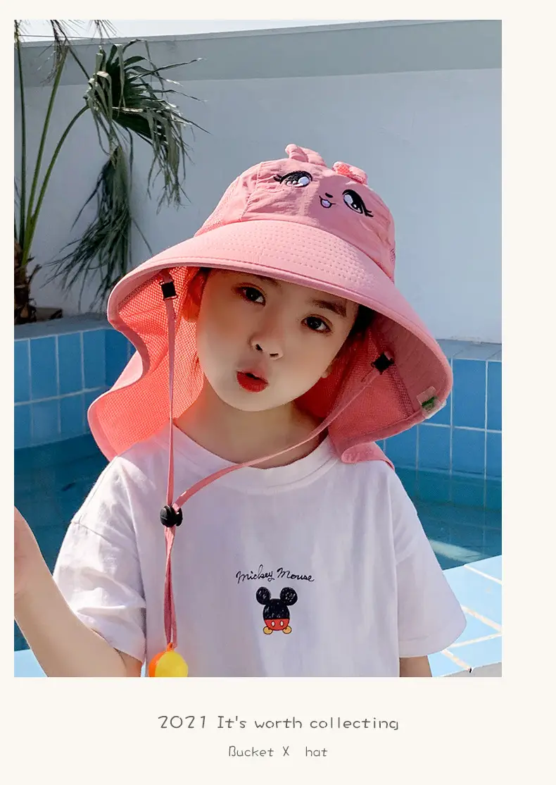 Kids Sun Hat Anti-Ultraviolet Neck Protection — feature 11