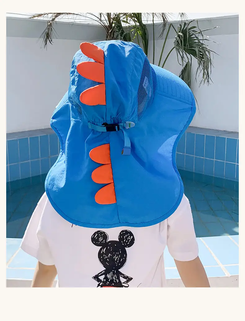 Kids Sun Hat Anti-Ultraviolet Neck Protection — feature 12