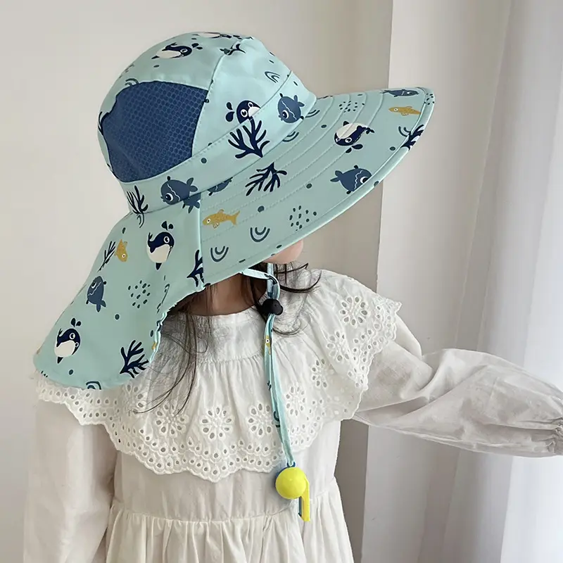 Kids Sun Hat Anti-Ultraviolet Neck Protection - Image 17