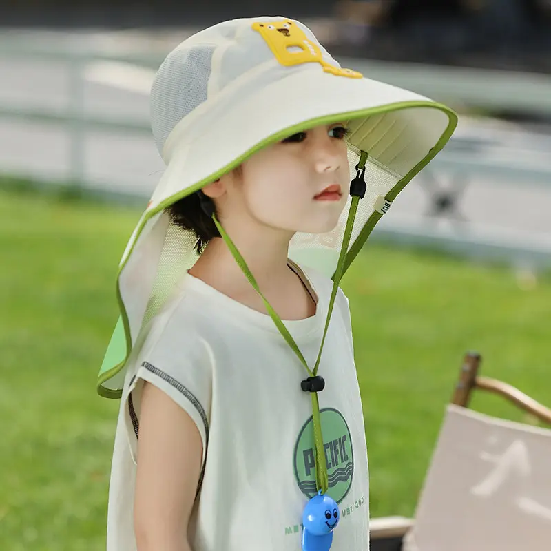 Kids Sun Hat Anti-Ultraviolet Neck Protection - Image 2