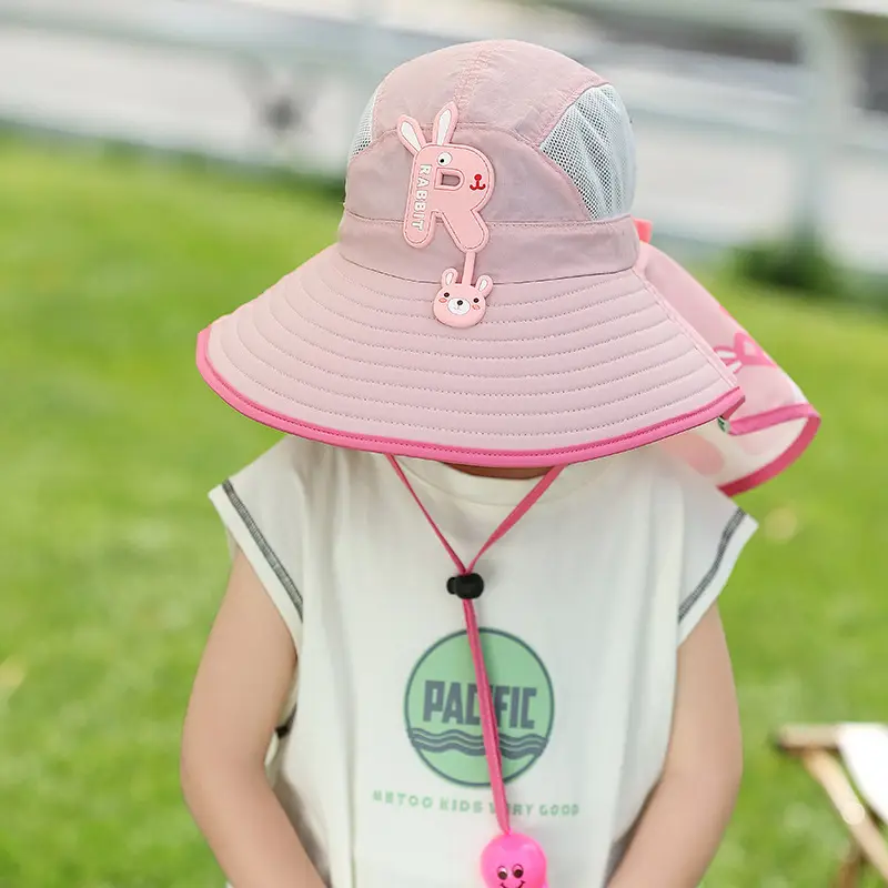 Kids Sun Hat Anti-Ultraviolet Neck Protection - Image 3