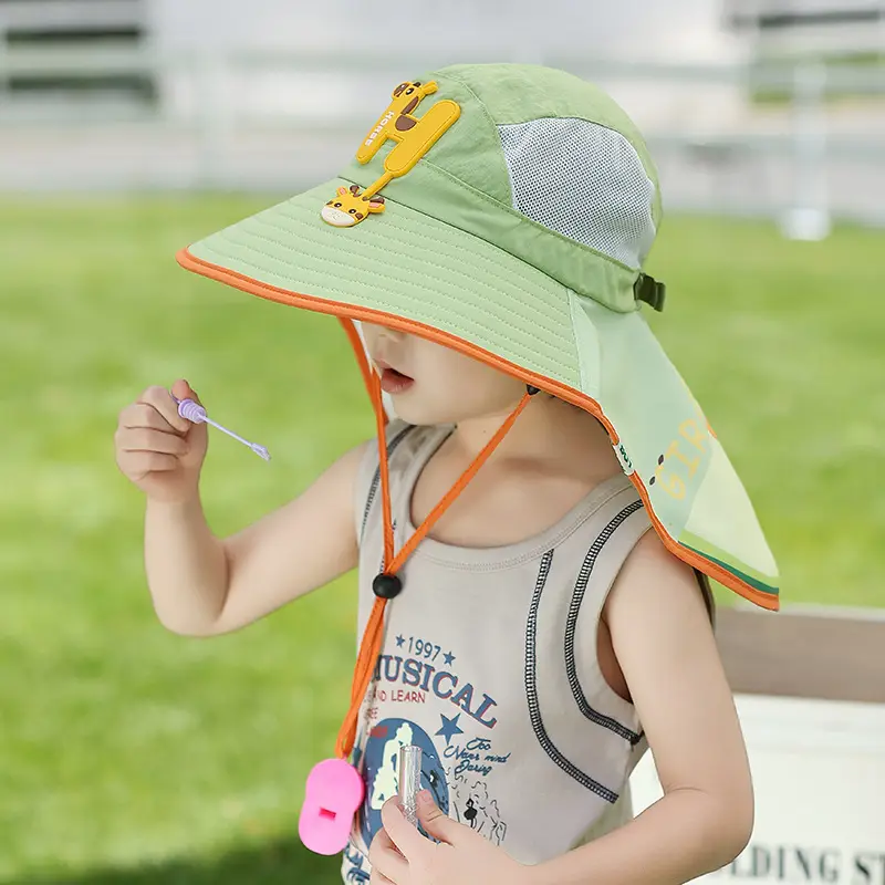Kids Sun Hat Anti-Ultraviolet Neck Protection - Image 32