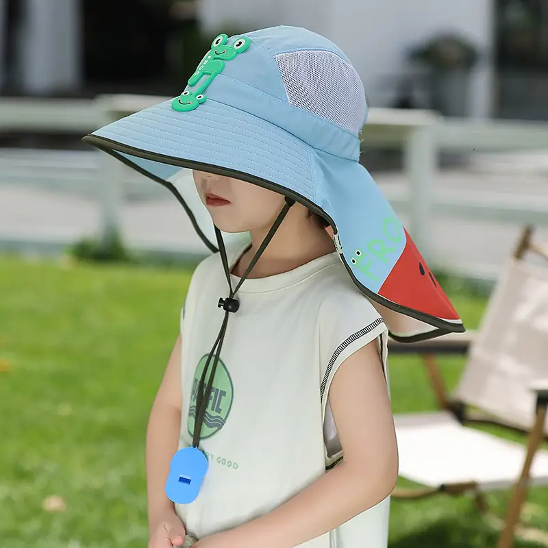 Kids Sun Hat Anti-Ultraviolet Neck Protection - Image 4