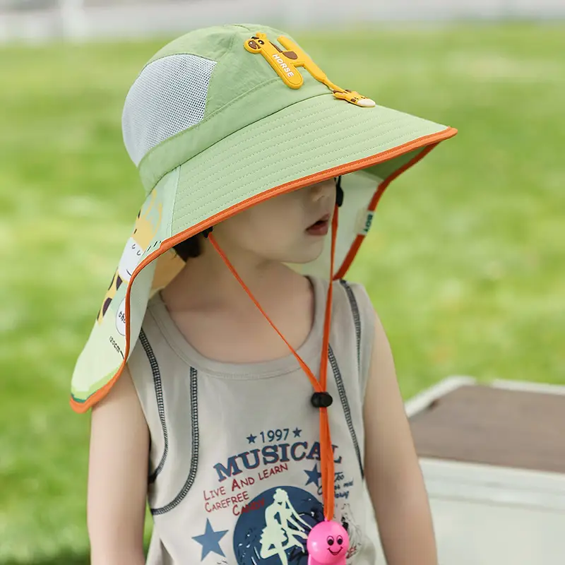 Kids Sun Hat Anti-Ultraviolet Neck Protection - Image 5