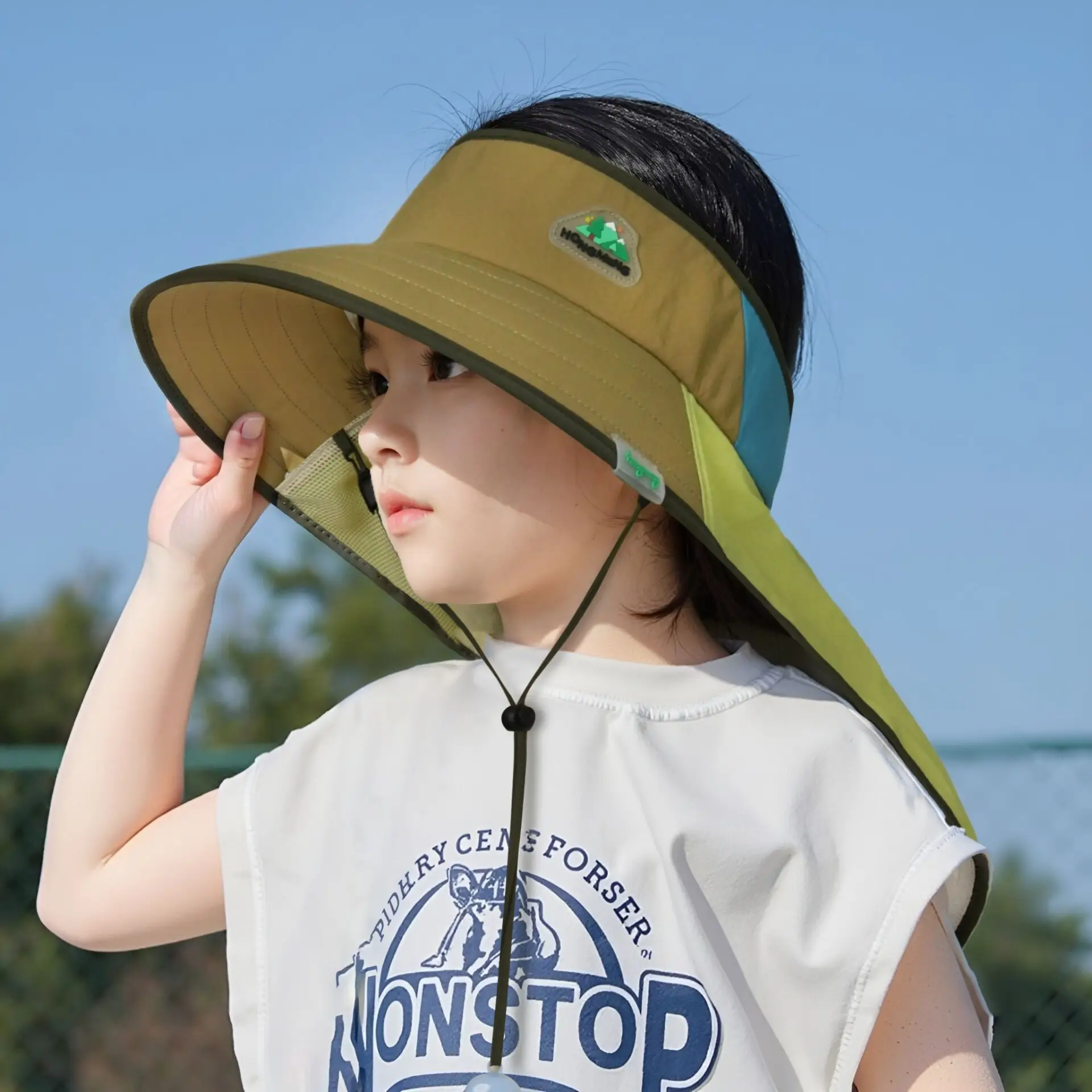 Kids Sun Hat Anti-Ultraviolet Neck Protection - Image 9