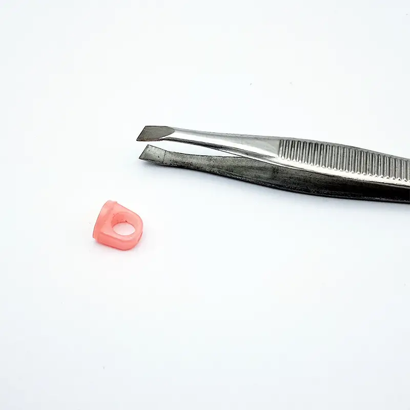 Stainless Steel False Eyelash Tweezers with Swallowtail - Image 4