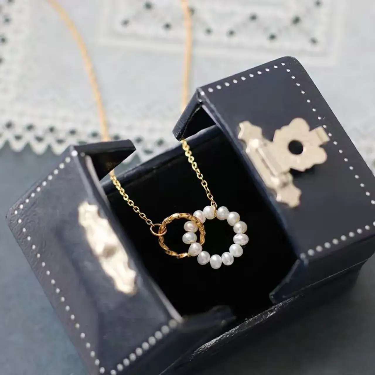 Natural Pearl Tassel Bracelet Elegant Versatile Sweater Chain