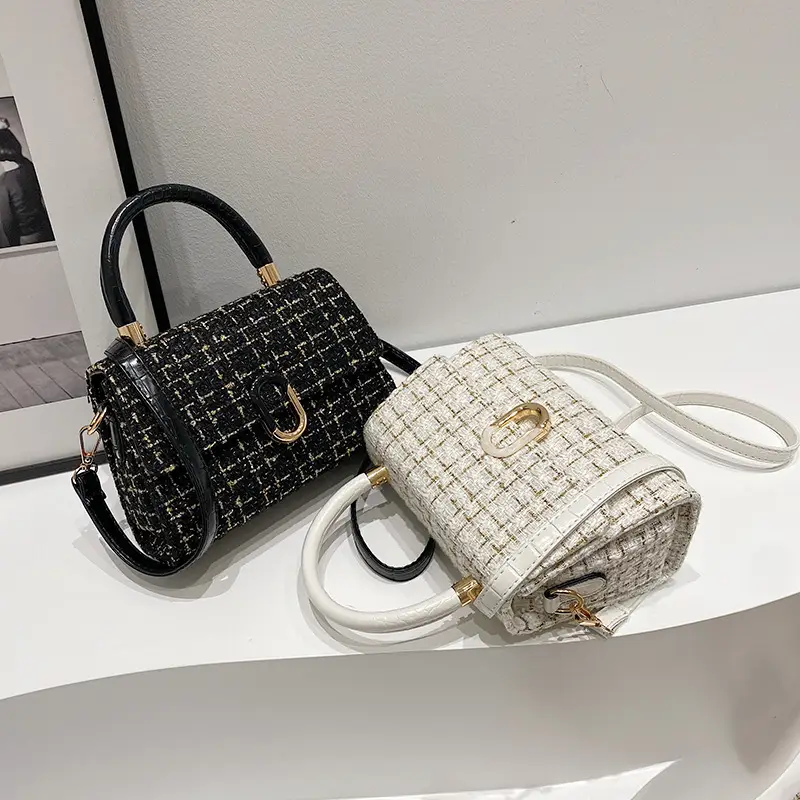 Black Croc Leather Crossbody Bag for Women — feature 24