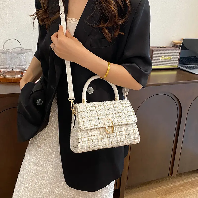 Black Croc Leather Crossbody Bag for Women — feature 26