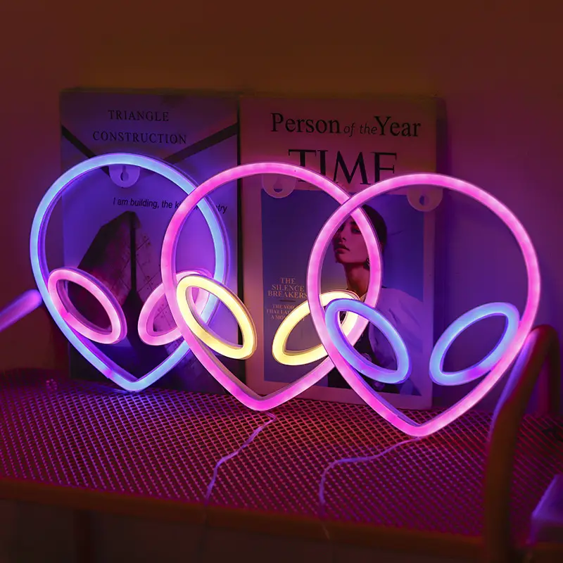 Neon Cross-Legged Wall Lamp for Bedroom Decor - Image 8