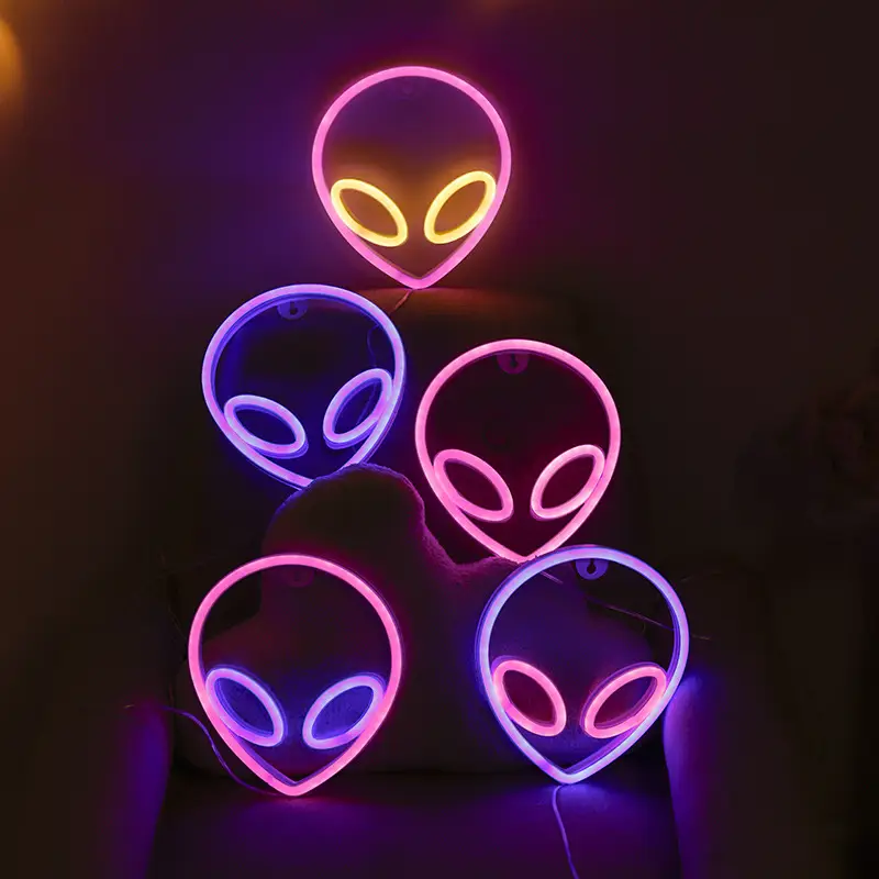 Neon Cross-Legged Wall Lamp for Bedroom Decor - Image 9