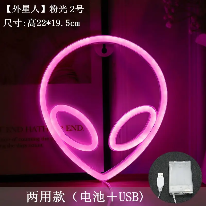 Neon Cross-Legged Wall Lamp for Bedroom Decor - Image 2