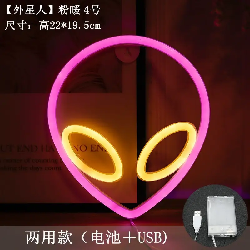 Neon Cross-Legged Wall Lamp for Bedroom Decor - Image 3