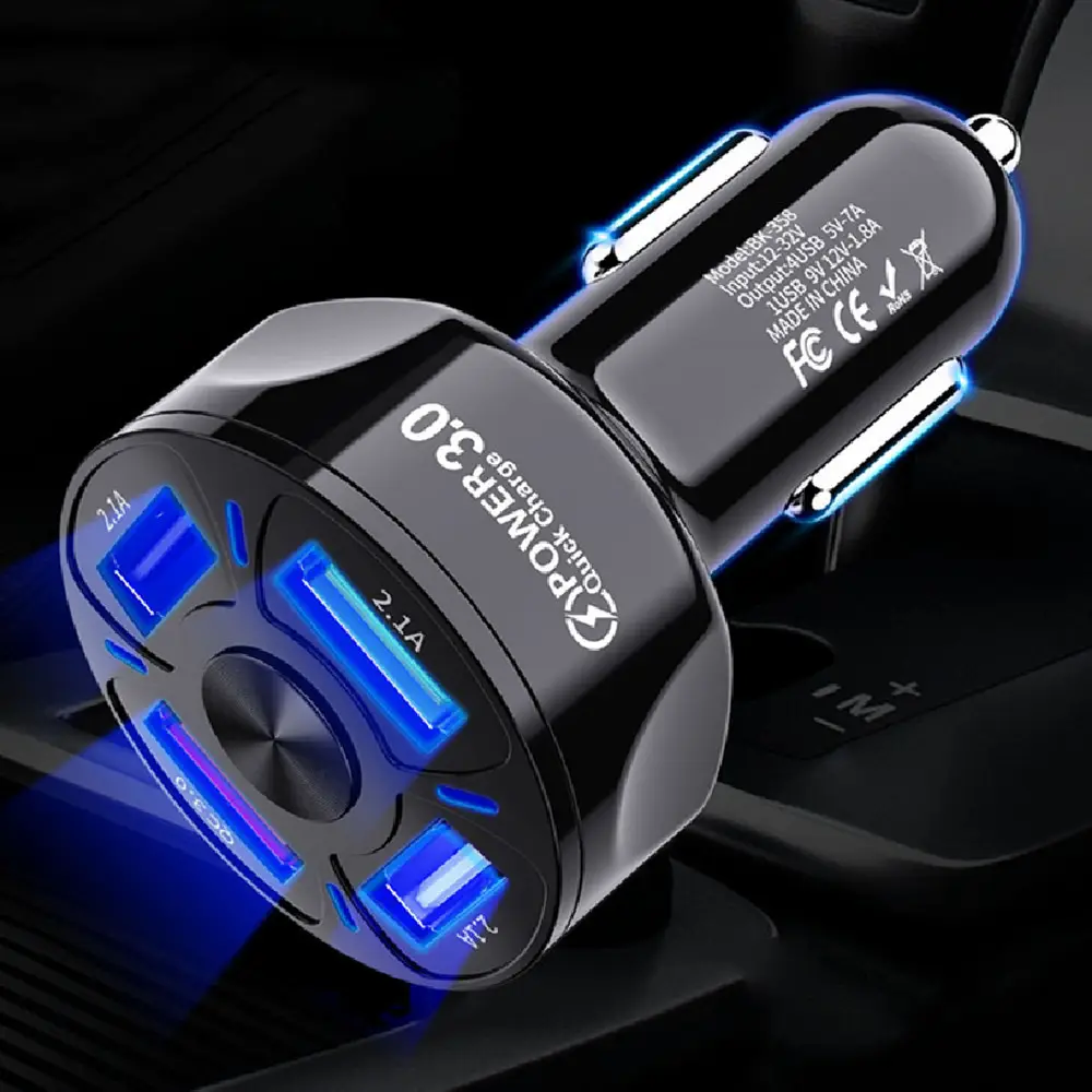 QC3.0-4USB快充车充