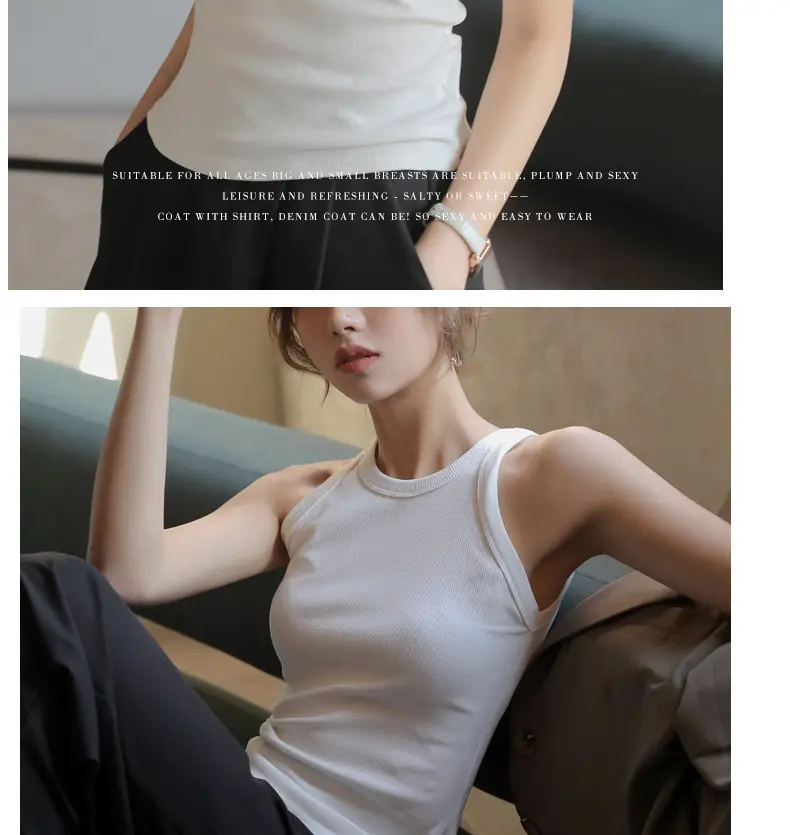 Black Sleeveless Crop Top for Women Summer Wear — feature 27