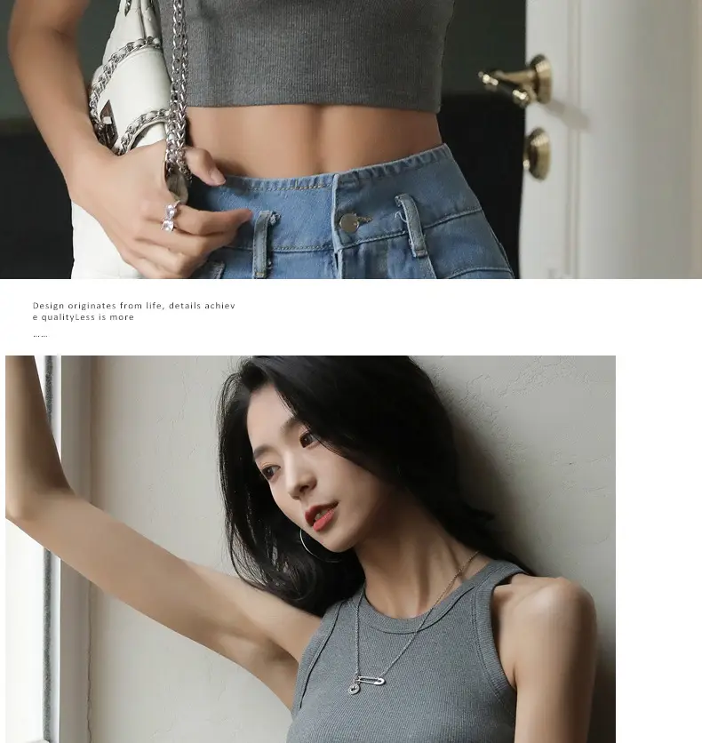 Black Sleeveless Crop Top for Women Summer Wear — feature 29