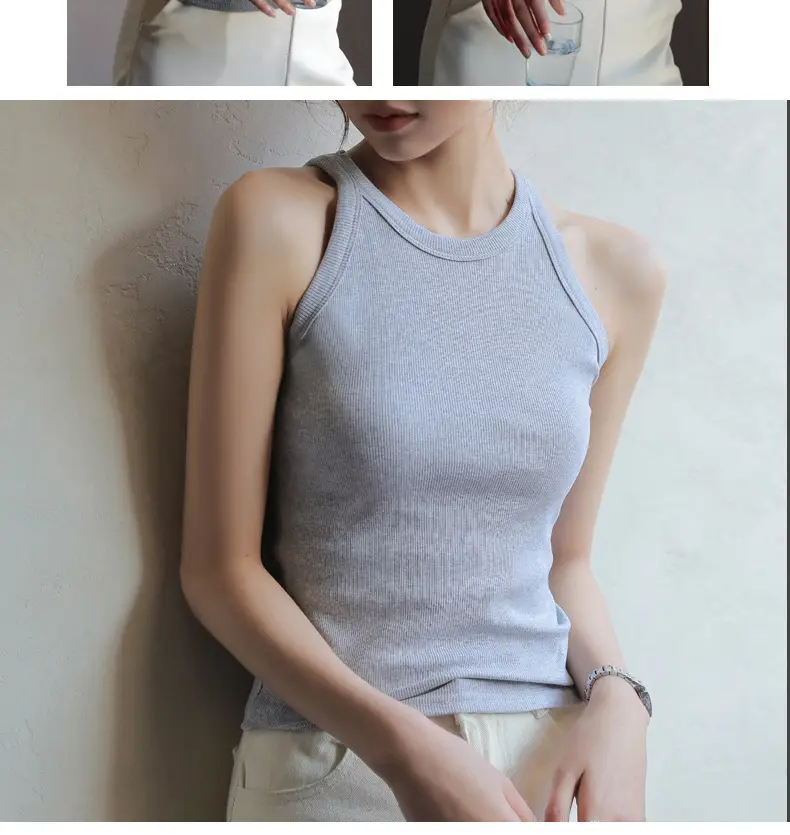 Black Sleeveless Crop Top for Women Summer Wear — feature 31