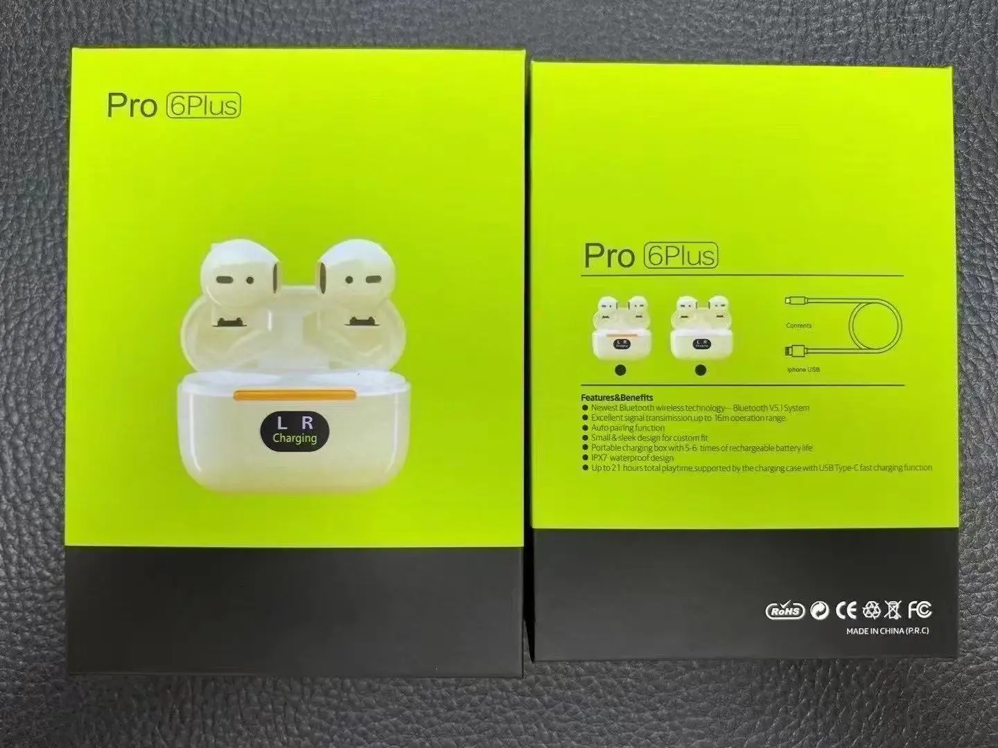 Wireless Bluetooth Headset 6S Pro5 TWi Mini Sports Noise Reduction - Image 5