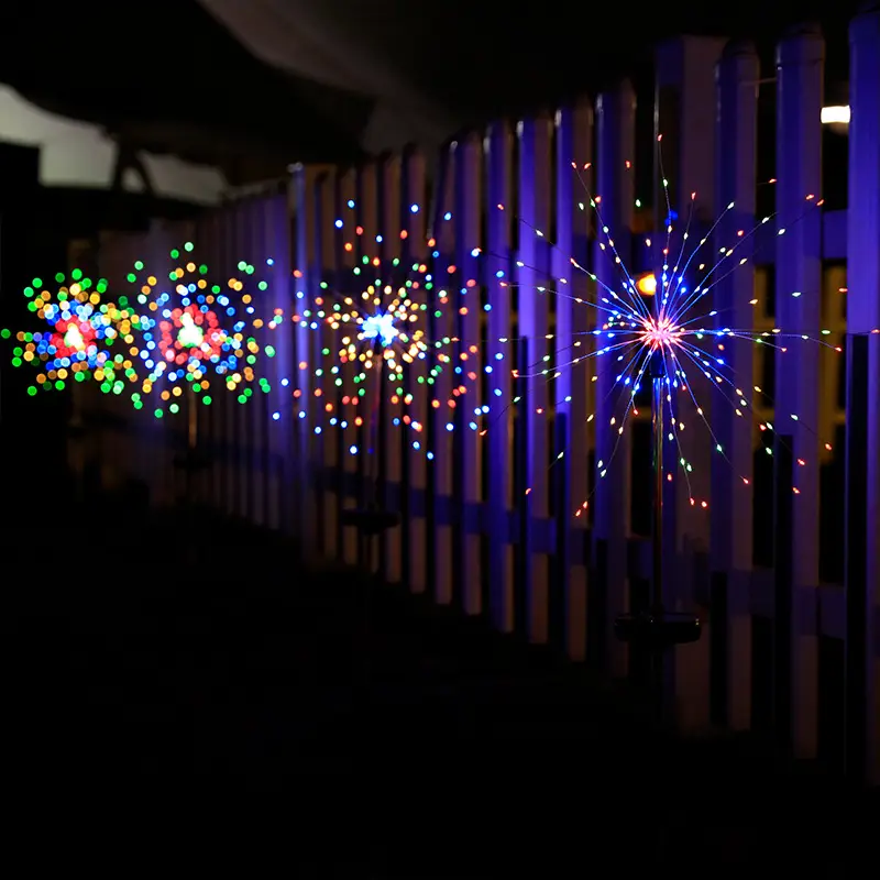 Solar Powered Outdoor Fireworks Lights Ip65 Waterproof - Image 11