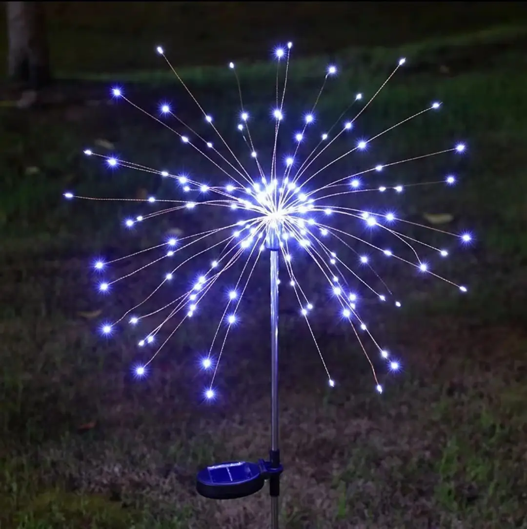 Solar Powered Outdoor Fireworks Lights Ip65 Waterproof - Image 6