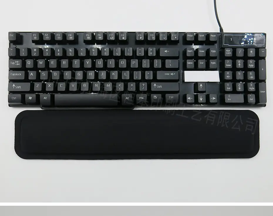 Black Memory Foam Wrist Keyboard Pad for Office Use — feature 8