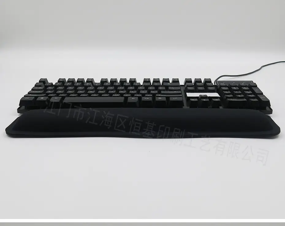 Black Memory Foam Wrist Keyboard Pad for Office Use — feature 9