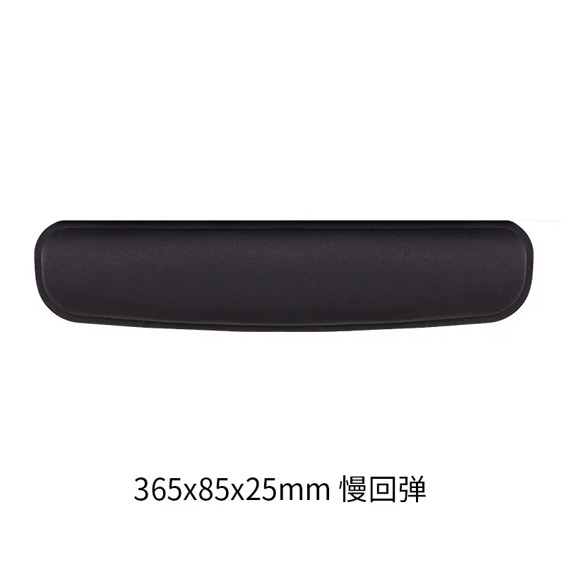 Black Memory Foam Wrist Keyboard Pad for Office Use - Image 3