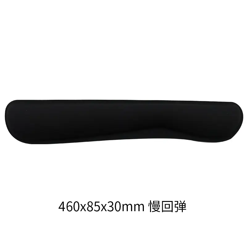 Black Memory Foam Wrist Keyboard Pad for Office Use - Image 4