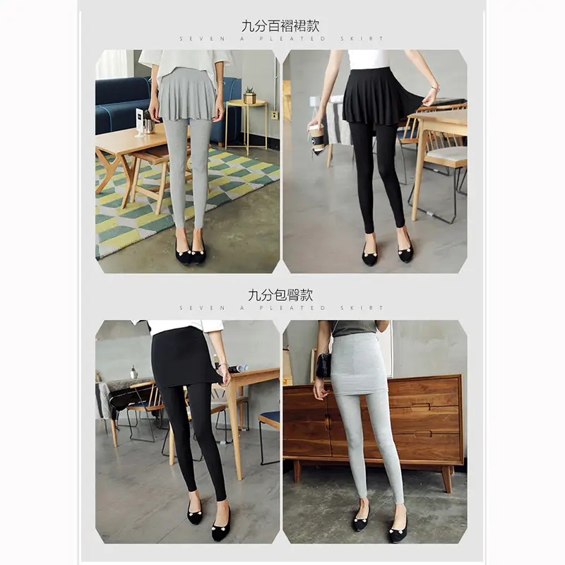 Women Pleated Skirt & Leggings Set Summer Wear - Image 11