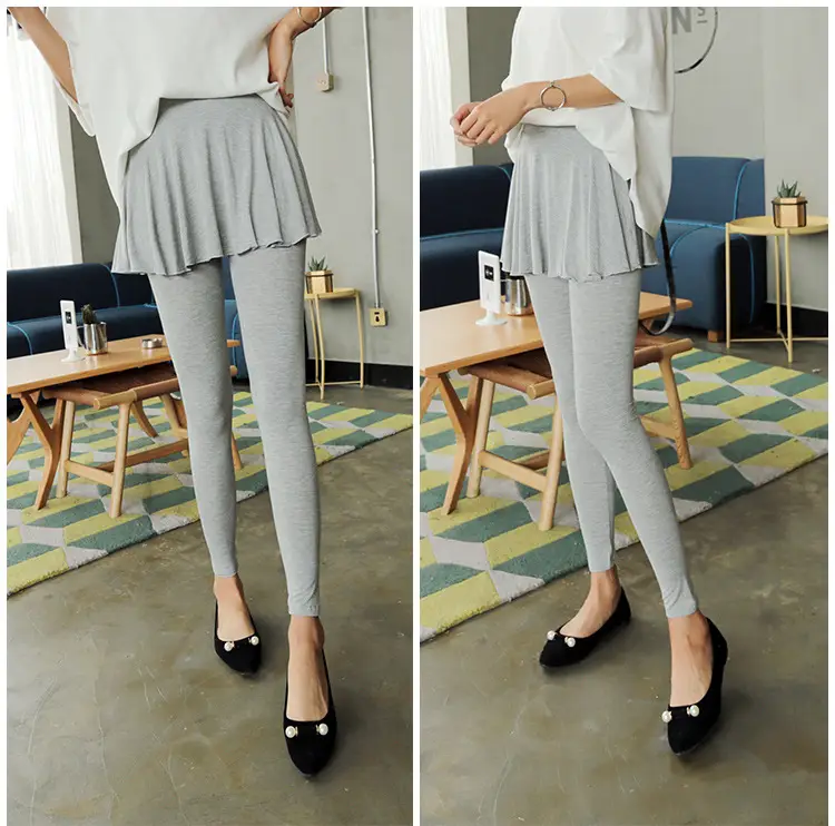 Women Pleated Skirt & Leggings Set Summer Wear - Image 2