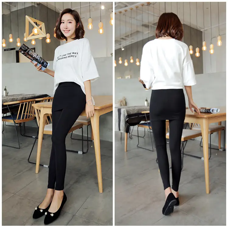Women Pleated Skirt & Leggings Set Summer Wear - Image 3