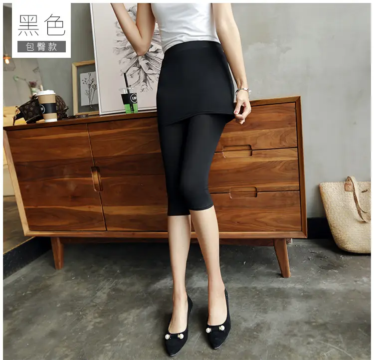 Women Pleated Skirt & Leggings Set Summer Wear - Image 7