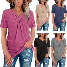 Women Gradient Striped T-Shirt Short Sleeve 2026 — feature 7