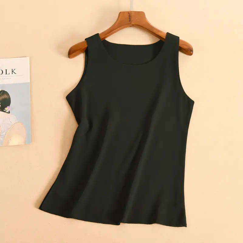 Women's Sleeveless Maroon Chiffon Vest All Season - Image 12